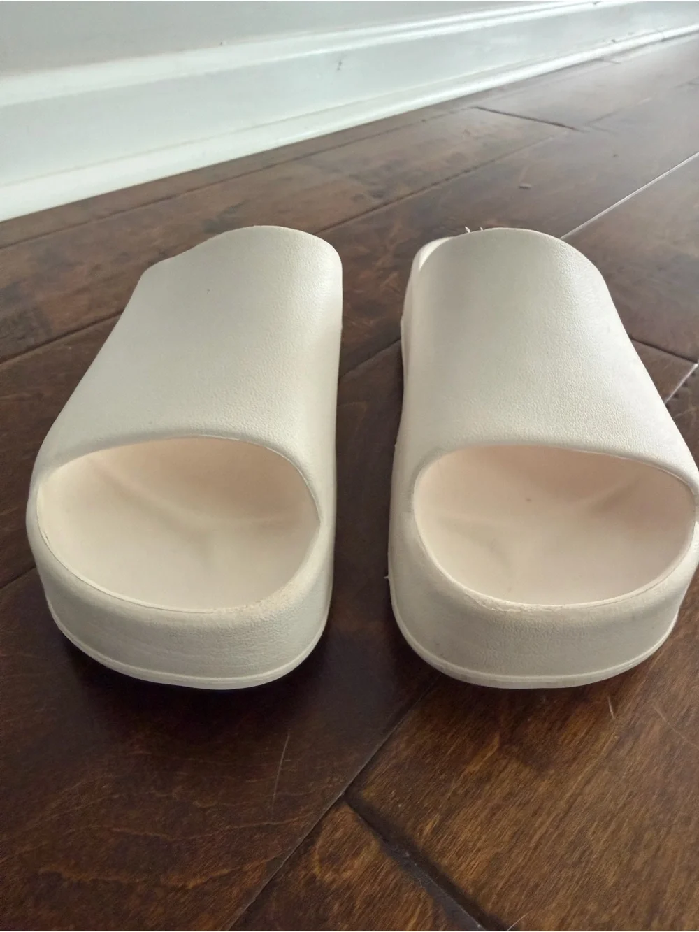 Kids Platform Sandals - Cream